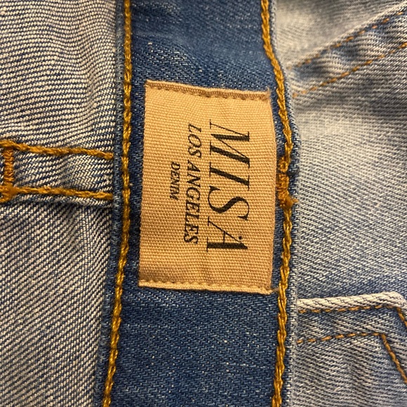 MISA Los Angeles Super Star Asymmetrical Skirt, Size 26 in "Ocean" - Picture 6 of 7